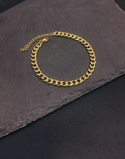 Bracelet doré titane 18k