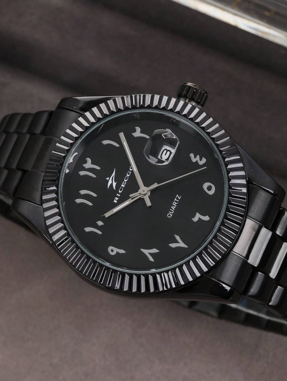 Arabic dial full black batman