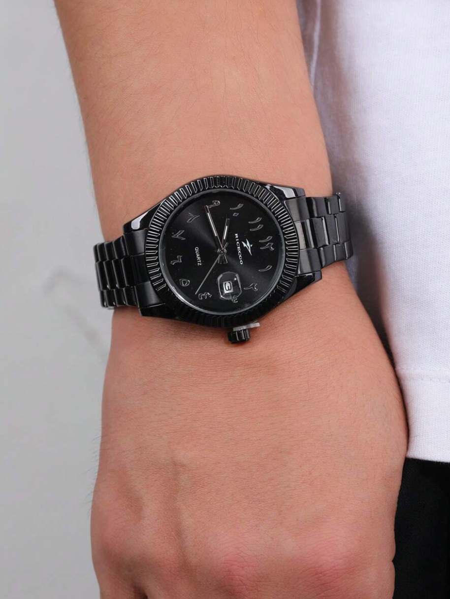 Arabic dial full black batman