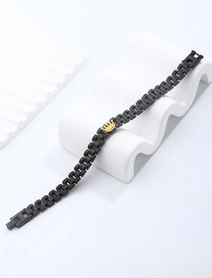 Bracelet King black / gold