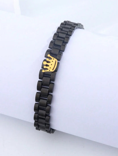 Bracelet King black / gold