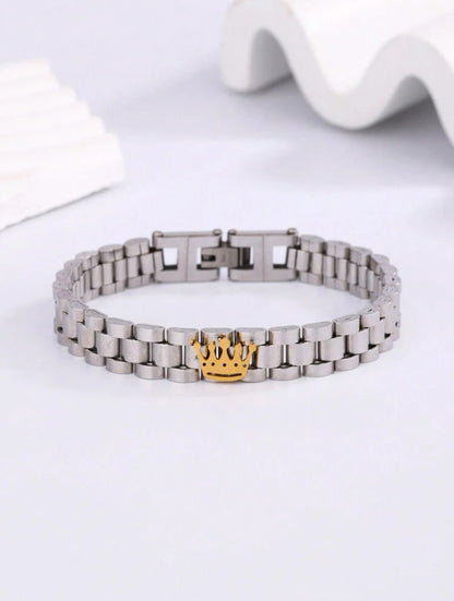 Bracelet King argent / gold